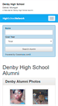 Mobile Screenshot of denbyhighschool.org